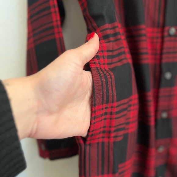 Pendleton Plaid Stevie Shirt Dress Women’s M Button Front Side Pockets - Picture 5 of 6